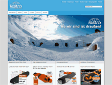Tablet Screenshot of lestra-sport.de